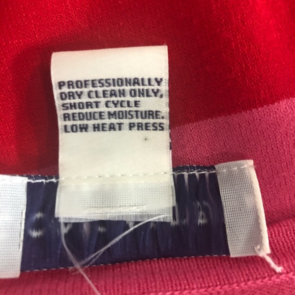 Doncaster color block dress pink orange red - Picture 7 of 7